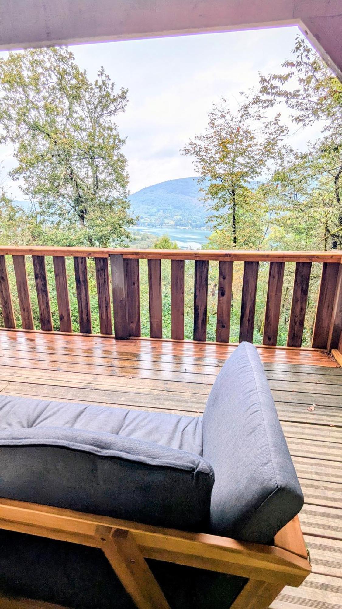 Cabanes Et Lodges Du Belvedere Serrieres-sur-Ain Luaran gambar
