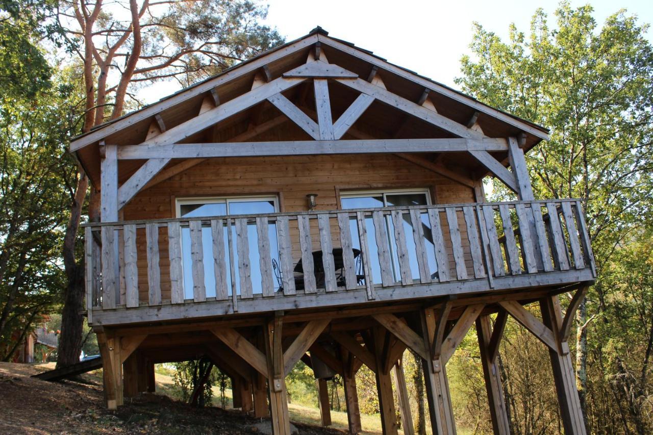 Cabanes Et Lodges Du Belvedere Serrieres-sur-Ain Luaran gambar